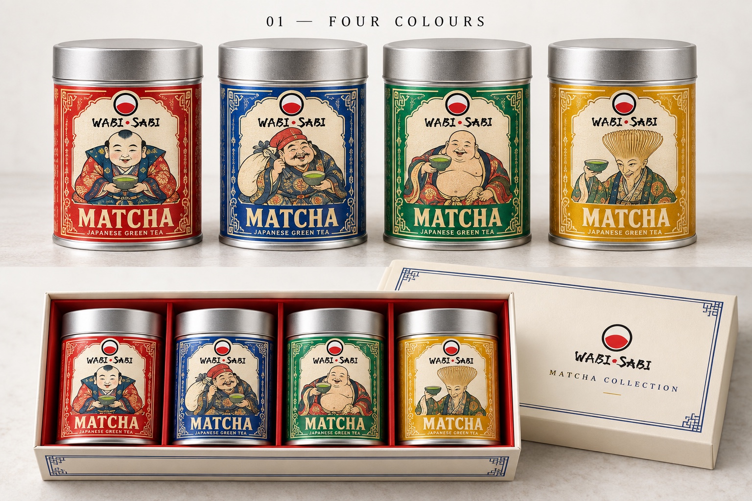 WABI-SABI MATCHA packaging design study 6